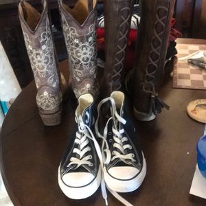 Kids Boots and Converse